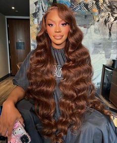 Straight Hair Highlights, Chestnut Hair Color, Straight Weave Hairstyles, Brazilian Remy Hair, Brown Wig, Body Wave Hair, Lace Hair