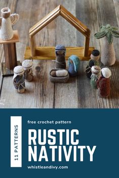 crochet pattern for rustic nativity