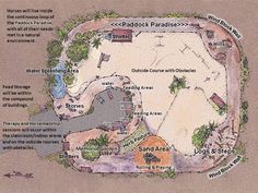 a map of the park with different locations