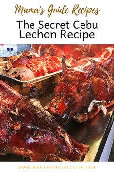 the secret cebu lechon recipe is here and it's so delicious