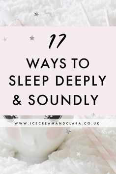 How to sleep better at night routine activities checklist ideas