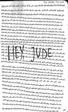 a piece of paper with the words hey judge written in black ink on top of it