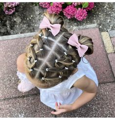 Hair Styles Art, Toddler Hairstyles Girl Fine Hair, Baby Girl Hairstyles Curly, For Black Women Hairstyles, Daughter Hairstyles, Step By Step Hair, Hair Videos Tutorials Easy, Hairstyle Girl, Cute Toddler Hairstyles