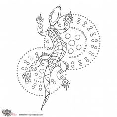 a black and white drawing of a lizard with bubbles around it's neck, on a white background