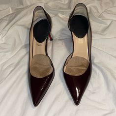 Size 42 Europe Size Size 12 Us A Wine Color Lou Boutin Heels, Lou Boutin, Wine Color, Wine Colored, Shoes Womens, Louboutin Shoes, Christian Louboutin Shoes, Shoes Women Heels, Christian Louboutin