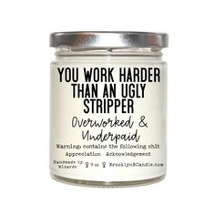 Funny Gifts For Him, Gift Boyfriend, Vegan Candles, Funny Christmas Gifts, Candle Labels, Employee Gifts, Couple Gift