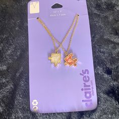 Claire’s Puzzle Pieces Necklaces #Autismawarenessmonth Puzzle Piece Necklace, Claire's Accessories, Kids Accessories Jewelry, Girl Jewelry, Gold Cream, Cream And Gold, Puzzle Pieces, Kids Accessories, Kids Shop