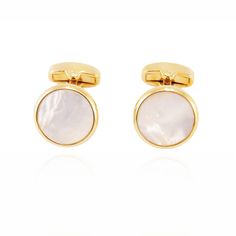 Elegant Mother of Pearl Gold Cufflinks: Cufflinks Depot Elegant White Cufflinks With Polished Finish, Elegant Polished Finish Cufflinks For Anniversary, Elegant Polished Cufflinks For Anniversary, Timeless White Cufflinks For Wedding, Polished Mother Of Pearl Jewelry For Formal Occasions, Luxury Mother Of Pearl Formal Jewelry, Luxury Formal Mother Of Pearl Jewelry, Elegant Gold Cufflinks, Elegant Rose Gold Cufflinks For Business