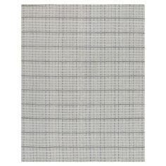 a gray and white rug on a white background