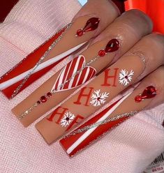 Winter Design Nails, Buchonas Nails, Nail Inspo Winter, Holiday Nails Winter, Glow Nails