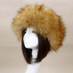 Women's Hat, Hollow Top, Imitation Fur, Thickened Hat, Warm Hat Ring, Hood Cover, Plush Brimless Hat Features: Quantity: 1 Material:Faux Item Sizes: Head measurement 60cm,Width 13cm For Seasons:Spring,Autumn,Winter For Occasion:Casual,Dress Product Description: Season:Winter Gender:Women,Girl Occasion:Casual,Daily Material:polyester Pattern Type:solid Collar:Hooded Style:Casual,Fashion Length:Regular Length: Long How to wash:Hand wash Cold,Hang or Line Dry What you get:1PC Women Hat Size: One Si Unique Beanies, Cossack Hat, Faux Fur Headband, Winter Fur Hat, Fur Headband, Faux Fur Hat, Ski Hats, Russian Fashion, Fur Hat