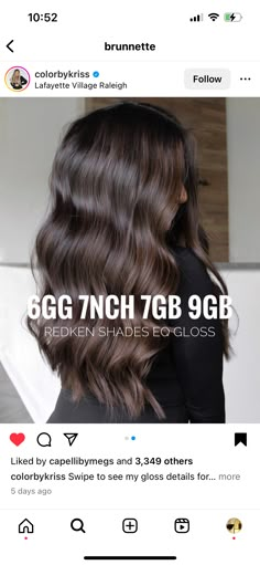 Hair Stylist Tips, Redken Hair Products, Brown Hair Inspo, Hair Toner, Guest Hair, Hair Color Formulas, Brunette Hair With Highlights, Brunette Balayage Hair