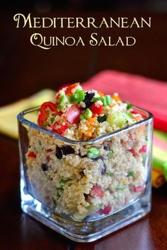 a small glass bowl filled with rice and veggies