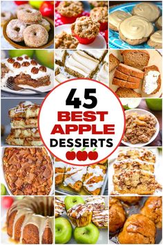 the top 25 best apple desserts in the world, including apples and pies