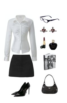 #officewear  #fashion #outfits #outfitidea #aestheticoutfit Aesthetic Professional Outfits, Celebrity Interview Outfits, Office Assistant Outfit, Siren Office Outfit, Office Siren Outfit, Office Siren Outfits, Bayonetta Style, Agent Outfit, Siren Outfits