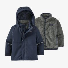 Patagonia Baby All Seasons 3-in-1 Jacket Patagonia Baby, Boy Jacket, Baby Patagonia, Safety And First Aid, Toddler Jacket, 3 In 1 Jacket, Casual Running Shoes, Duffel Bag Travel, Kids Outerwear