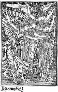 an image of two women with wings in the air and one woman holding her head