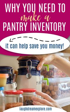 Make A Pantry, Organizing Your Pantry, Pantry Inventory, Cleaning Checklist, Pantry Organization, Best Apps, Emergency Preparedness, Cleaning Organizing, Spring Cleaning