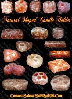 an image of natural shaped candie holes and their uses in making soaps or candles