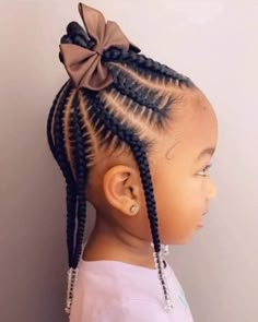 Girl Loc Styles, Girls Braided Hairstyles Kids, Girls Braided Hairstyles, Toddler Girl Hairstyles, Kid Braids, Black Baby Girl Hairstyles