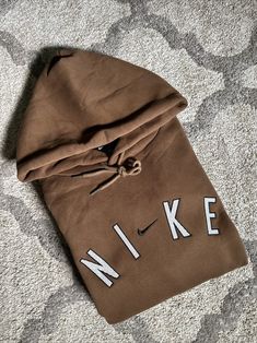 Nike Center Swoosh Check Spellout Embroidered Hoodie Brown XXL Travis Scott Pre owned hoodie Great condition No flaws no holes no stain Embroidered logo SUPER CLEAN For any questions just ask I SHIP FAST Embroidered Hoodie, Super Clean, Travis Scott, Embroidery Designs, Active Wear, Stain, Mens Accessories, Sweatshirts Hoodie, Mens Outfits