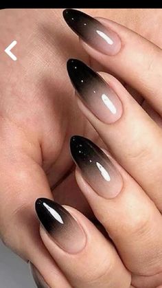 Classy Black Nails, Goth Nails, Black Nail Designs, Thanksgiving Nails, White Nail, Prom Nails, Classy Nails, Fancy Nails