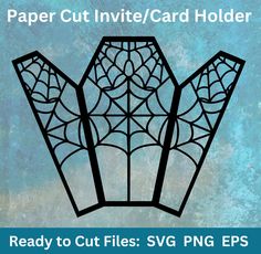 the paper cut card holder is ready to cut files svg png epss