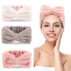 PRICES MAY VARY. Sweet and delicate: These fluffy microfiber headbands look cute and functional, and it's hard to resist. They're super soft, keep your hair off your face, and perfect for your makeup, making you incredibly sweet and lovely Comfy to wear: Our Spa facial headband is made from microfiber elastic cashmere with improved cut and different stitching angles to better fit your head. The soft loop headband cover is comfortable and you'll want to wear it all day long Adjustable size:the wi Facial Headband, Spa Wear, Face Wash Headband, Makeup Hairband, Washing Face, Spa Headband, Makeup Bundles, Hair Rings, Headband Styles