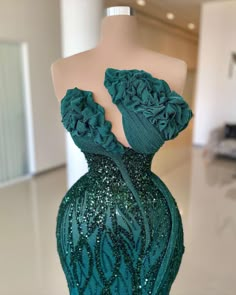 Claire - Minna Fashion Strapless Green Dress, Long Green Dress, Best Things In Life, Green Sequins, Dress Inspiration