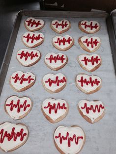 decorated cookies with the names of baseball players