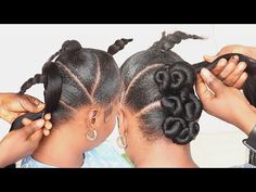 Natural Hair Styles Updos For Black Women Up Dos, Easy Do Yourself Hairstyles, Updo With Braiding Hair For Black Women, Twist Braids Updo Hairstyles Black, Quick Updo For Black Women, Updo Hair Styles For Black Women, Up Dos For Natural Hair Black Women, Updos With Braiding Hair, Quick Style For Natural Hair