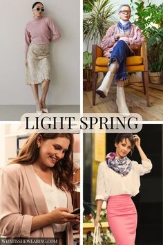 light spring color palette Spring Outfits Asian, Soft Spring Aesthetic Outfits, Light Spring Outfits, Soft Spring Aesthetic, Light Spring Palette, Light Spring Color Palette, True Spring Colors, Outfits Asian, Spring Skin