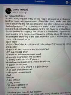 the menu for a restaurant with instructions on it