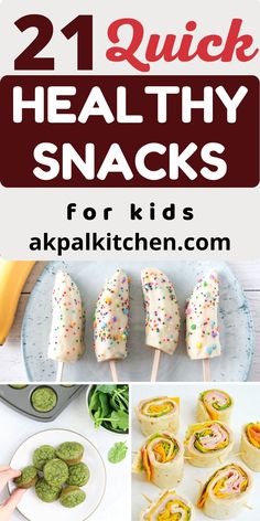 healthy snacks for kids that are easy to make