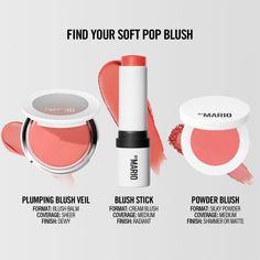 The Soft Pop Blush Stick brightens cheeks with luminous, natural color in fresh, timeless hues. Blush Veil, Earthy Pink, Stick Makeup, Cream Blush Stick, Sheer Veil, Makeup By Mario, Plump Skin, Blush Stick, Cream Blush