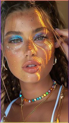 May 25, 2024 - #Curly #curlyhairstyles #Coilyhairstyles #4bcurls #4bcurls #Straighthairstyles #Bald/shavenhairstyles 2024 Haircuts, Yellow Hair Color, Rave Hair, Festival Face, Festival Inspo, Holiday Makeup Looks