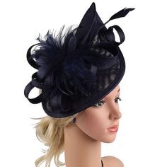 Category:Fascinators,Hats,Headwear; Embellishment:Appliques,Feather,Split Joint,Pure Color,Trim,Tulle; Gender:Women's; Quantity:1 PC; Theme:Vintage Theme; Style:Elegant,Vintage Style; Hats Category:Bowler / Cloche Hat,Fedora Hat,Floppy Hat,Veil Hat; Occasion:Party / Evening,Holiday; Material:Polyester / Polyamide,Organza; Front page:WE; Shipping Weight:0.11; Listing Date:05/03/2023; Head Circumference: Hair Styles With Hats, Fascinators Hats, Hat Veil, Veil Hat, Kentucky Derby Fascinator, Veiled Hats, Theme Vintage, Hat Fedora, Derby Fascinator