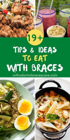 How To Eat With Braces - 19+ Ideas: Braces wearers need to change food habits with braces. Let's know about all the foods you can eat or not with braces. Foods To Eat With Braces Meals, Things To Eat After Getting Braces, Good Foods To Eat With Braces, Foods To Eat With Braces Soft, Easy Meals For Braces