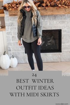 Trendy Outfits, Midi Skirt, Winter Outfits, Fashion Trends