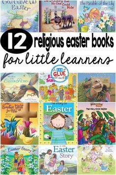 12 Religious Easter Books for Little Learners - Easter Read Alouds, Spring Lesson Plans, Big Library, Pocket Of Preschool, Homeschooling Activities, Easter Lessons, Spring Lessons, Easter Week