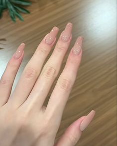 Long Nails Designs Summer, Pink Nail Acrylic, Lily Nails, Spring Nail Designs, Gel Nails Diy, Casual Nails