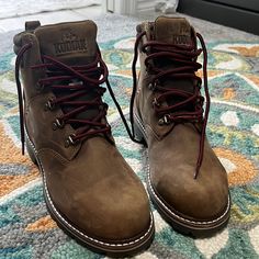 Beautiful Brand New Kodiak Work Boots Composite Toe Water Proof Bought And Then Left The Job I Was At, Never Worn Safety Work, Work Boot, Water Proof, Work Boots, Size 6, Women Shoes, Brand New, Boots, Water