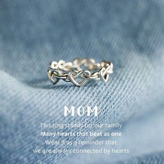 For Mom Love of Our Family Infinity Heart Knot Adjustable Ring, Mother & Daughter Heart Ring, Mother's Day Gifts, Wedding Gifts, 925 Sterling Silver Promise Ring for Women, Ring for Mom Daughter, Wedding Jewelry from Mom Dad, Dainty Minimalist Ring, Anniversary Gift for Wife, Birthday Gift from Husband, Family Jewelry, Gift for Daughter, Gift from Mom Dad, Best Friend Gifts, Anniversary Gifts, Wife Gift from Husband, Birthday Gift for Her, Back to School Gifts, Granddaughter Gifts, Sister Gifts, Adjustable Infinity Ring For Mother's Day, Adjustable Heart Ring For Promise And Mother's Day, Adjustable Silver Heart Ring For Mother's Day, Silver Sterling Heart Ring For Mother's Day, Silver Heart Ring For Anniversary, Mother's Day, Heart Knot Ring, Granddaughter Gifts, Gifts Sister, Heart Knot