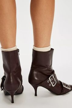 Deja Vu Buckle Boots | Free People Masc Fem, Jeffrey Campbell Heels, Upcoming Fashion Trends, Jeffrey Campbell Boots, Nyc Model, Clothes Items, Emo Outfits, Deja Vu, Buckle Boots