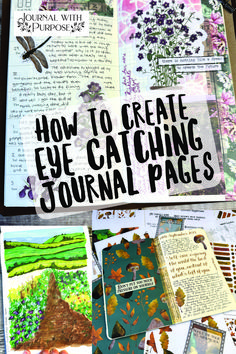 Beautiful Journal Pages Written Journal, Journaling Routine, Art Journal Challenge, Art Journal Prompts, My Journal