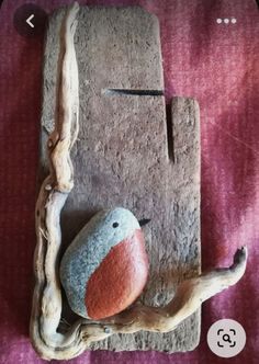 Stone Pictures Pebble Art, Twig Art, Driftwood Art Diy, Garden Art Ideas, Driftwood Projects, Deco Nature, Bird Crafts, Driftwood Crafts, Garden Art Projects