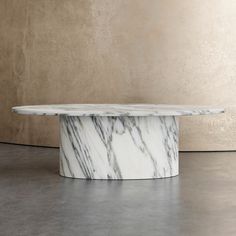 Levene Customizable Dining Table Oval Marble Table Dining, Oval Dinning Room Table Marble, Oval Marble And Wood Dining Table, Marble Oval Dining Table, Stone Oval Dining Table, Marble Plates, Dining Table Sale, Marble Finish, Oval Dining Table