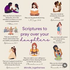 Scripture For Your Daughter, Mom And Daughter Bible Study, Prayers For Daughters, Prayer For My Daughter, Prayers For My Daughter, Prayer For My Children, Learn The Bible, Christian Affirmations, Biblical Womanhood