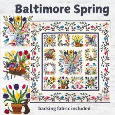 Baltimore Spring Block of the Month Program Baltimore Quilts, Baltimore Architecture, Jo Morton Quilt Books, A Quilting Life Block Of The Month 2022, Baltimore Album Quilt, Block Of The Month, Baltimore, Gorgeous Design, Fabric