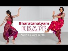 Tia Bhuva - YouTube Bharatnatyam Saree Draping, Bharatnatyam Saree, Easy Saree Draping, How To Wear Dhoti, Bharatanatyam Dress, Dance Saree, Tia Bhuva, Bharatanatyam Costume